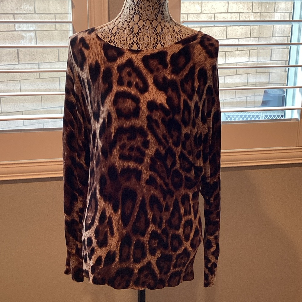 EUC INC Leopard Print Sweater